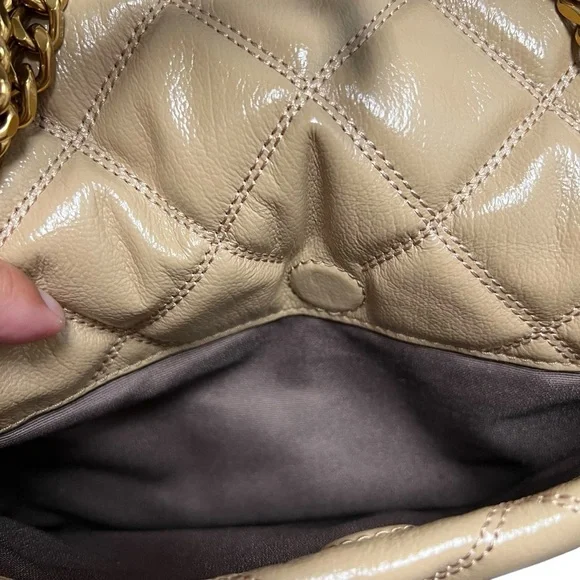 Marc Jacobs Tan Leather Quilted Handbag - Picture 6 of 13